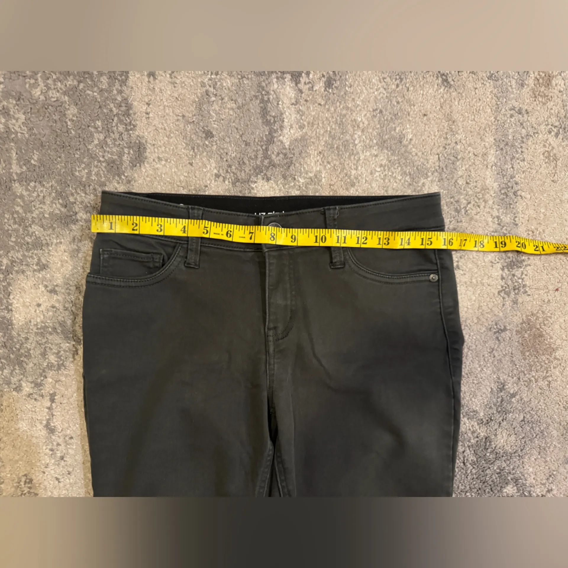 Liz Claiborne Dark Green  Classic Skinny Pants - Image 5