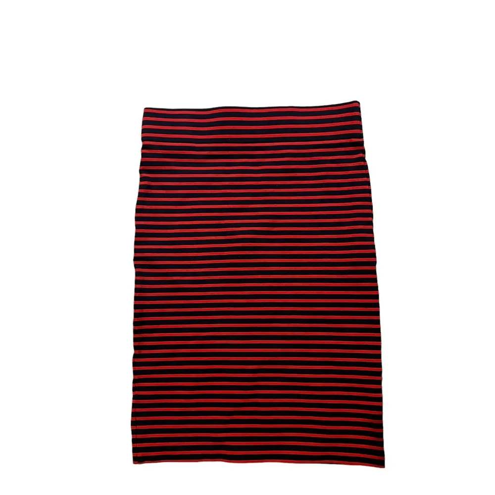 Madewell Sailor Stripe Red & Navy Pencil Skirt Sz XS - Image 8