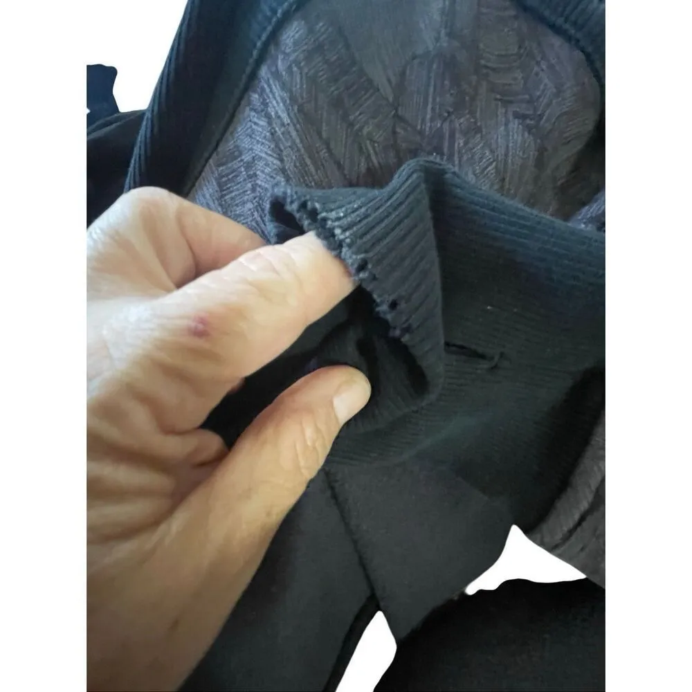 Lululemon Iconic Scuba Hoodie Gray & Black Thumbholes Full Zip Women’s Small/201 - Image 12