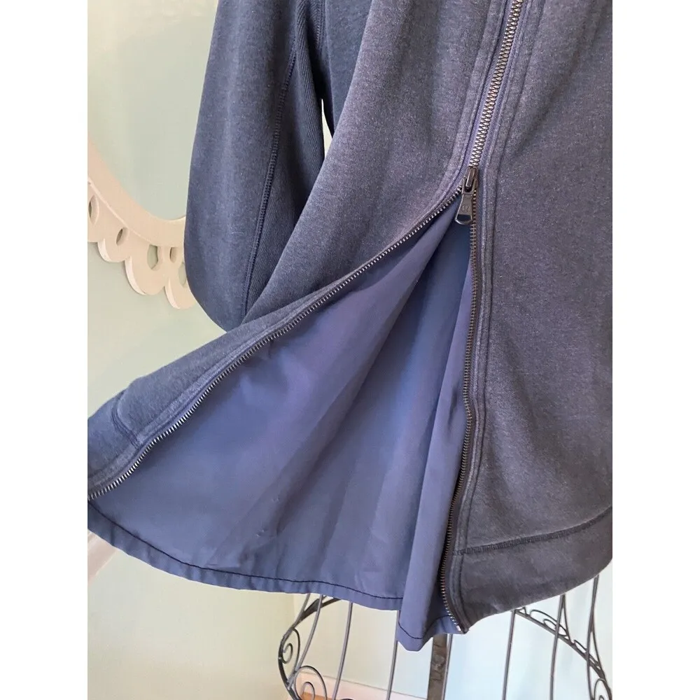 Lululemon Size 6? Small Inkwell Navy Blue En Route Jacket Full Zip - Image 8