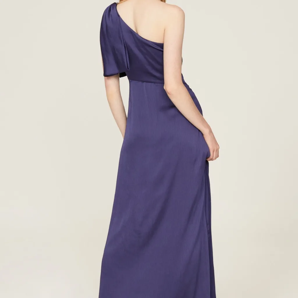Sachin & Babi Chelsea Crinkle Satin One-Shoulder‎ Gown 10 - Image 2
