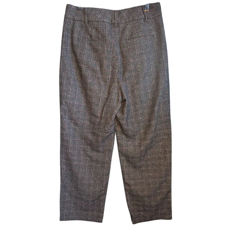 Aritzia Wilfred wool cashmere blend plaid trouser pants 6 - Image 2