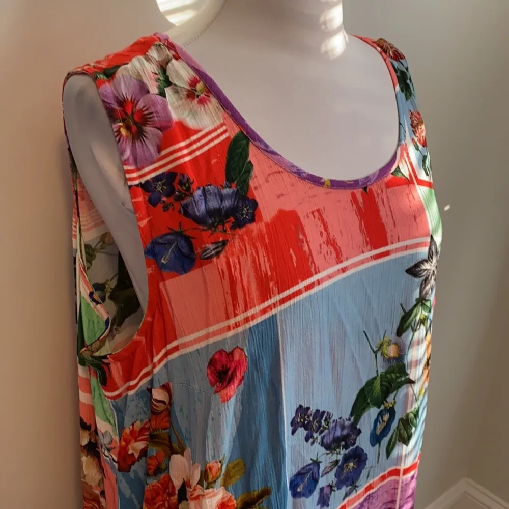 Tolani Collection Siana Patchwork Flounce Hem Dress - Image 9