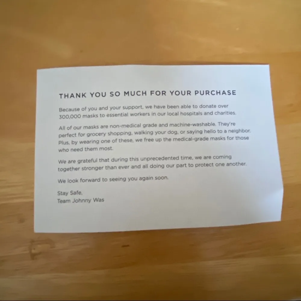 Johnny Was Navy Floral Face Mask - Image 7