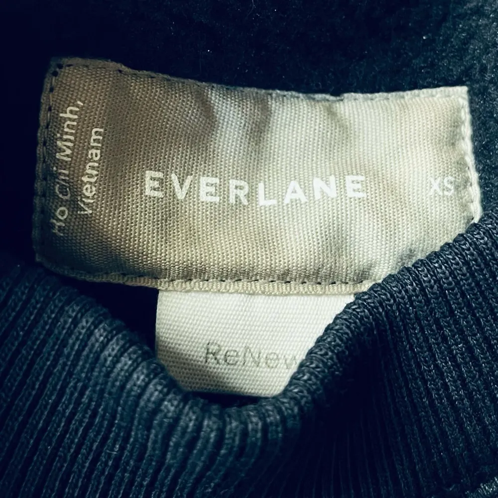 Evelane The  ReNew Fleece Raglan Sweatshirt Dark Navy Size XSmall - Image 6