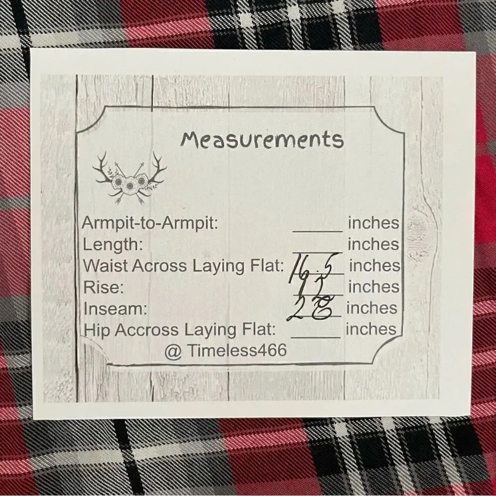 Life is Good Red Black White Cozy Soft Plaid Flannel Unisex  Pajama Pants M - Image 5