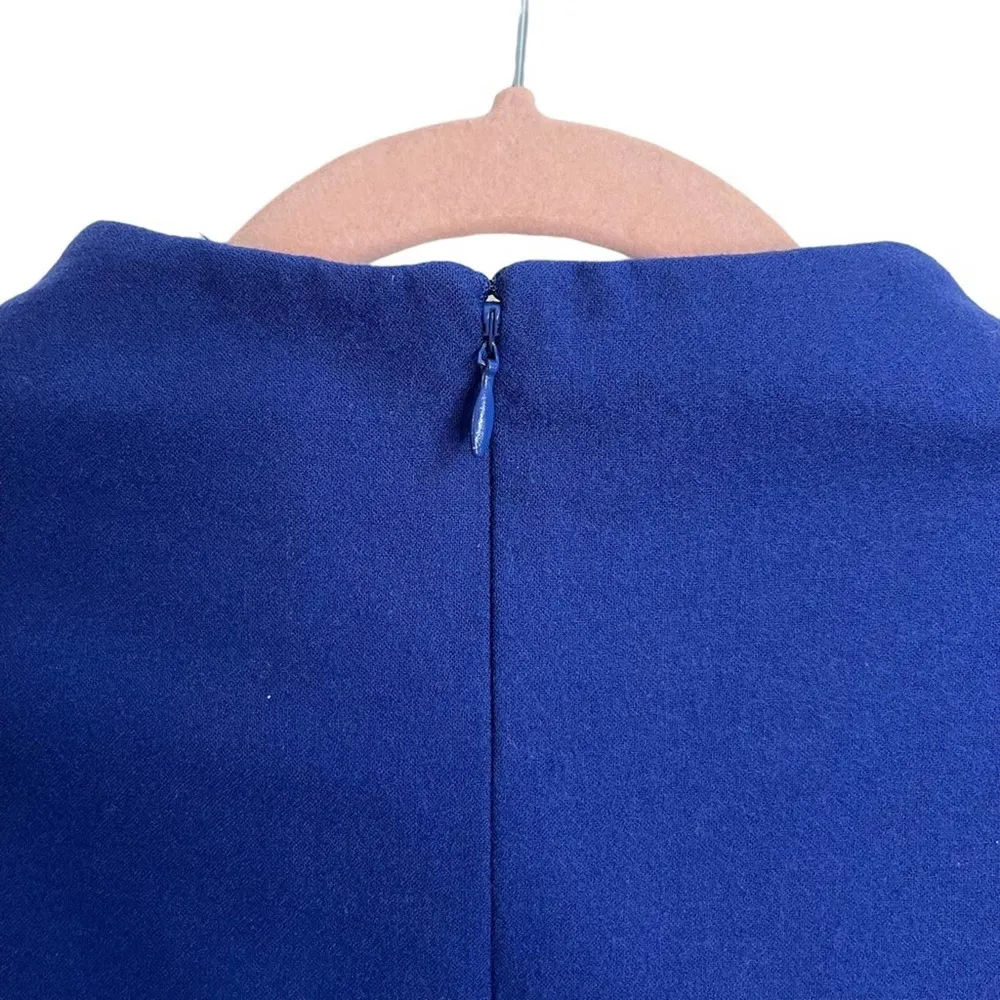 COS Cobalt Blue Wool Blend Sheath Dress - Image 5