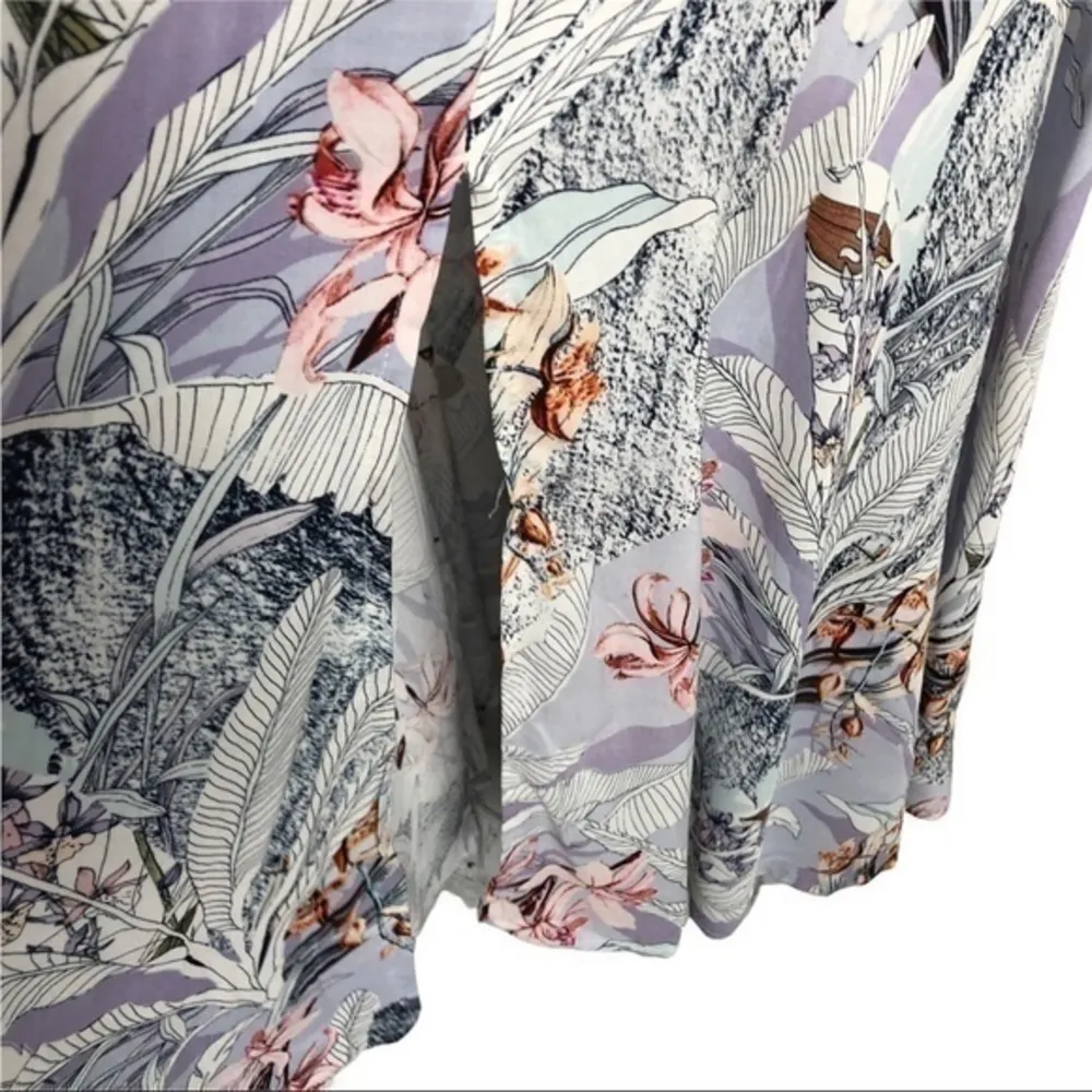 Jaase Floral Maxi Dress With Smock Waist And Neck Size XS - Image 3