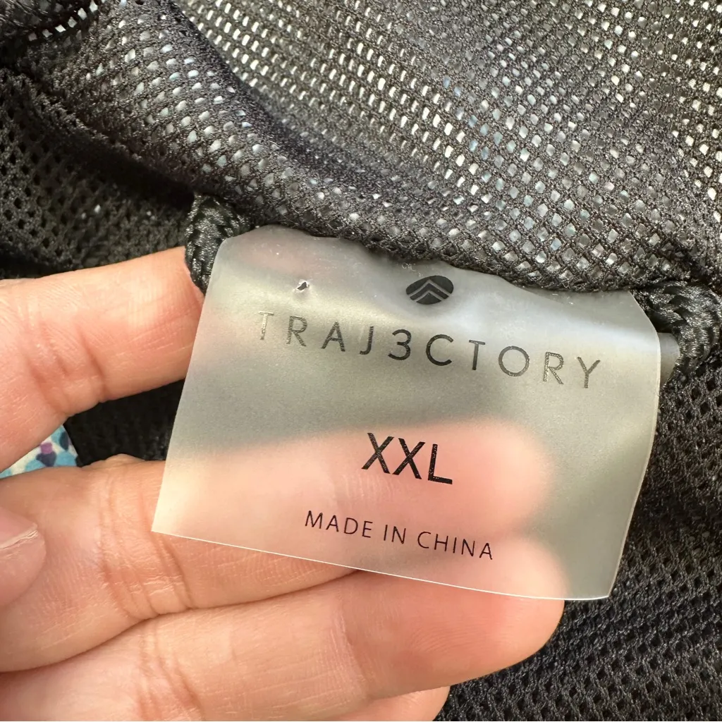 Tran3ctory Women’s Lightweight Full Zip Jacket Hooded Vented in Multicolor XXL Blue - Image 11