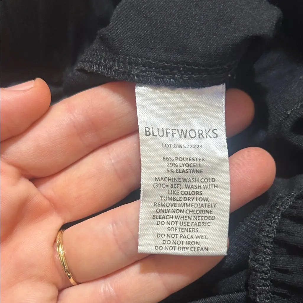 Bluffworks Threshold Wide Leg Pants Black Size XS - Image 4