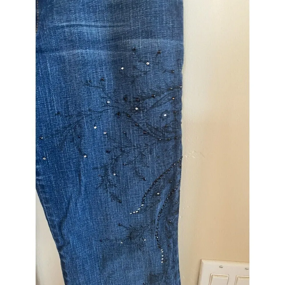 Karen Kane Embellished Dark Wash Jeans Sz.6 - Image 3