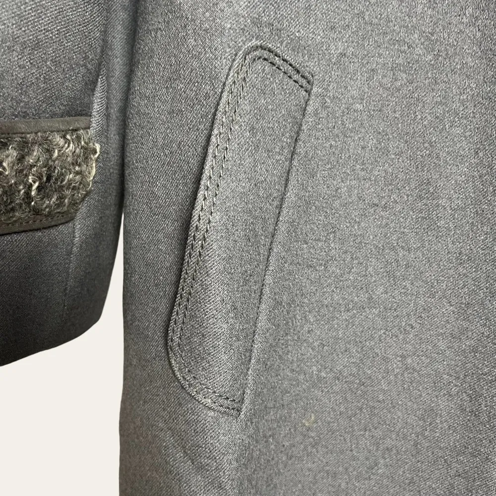 Vintage Karner Alpaca Wool Gray Long Coat Size L Size L - Image 4