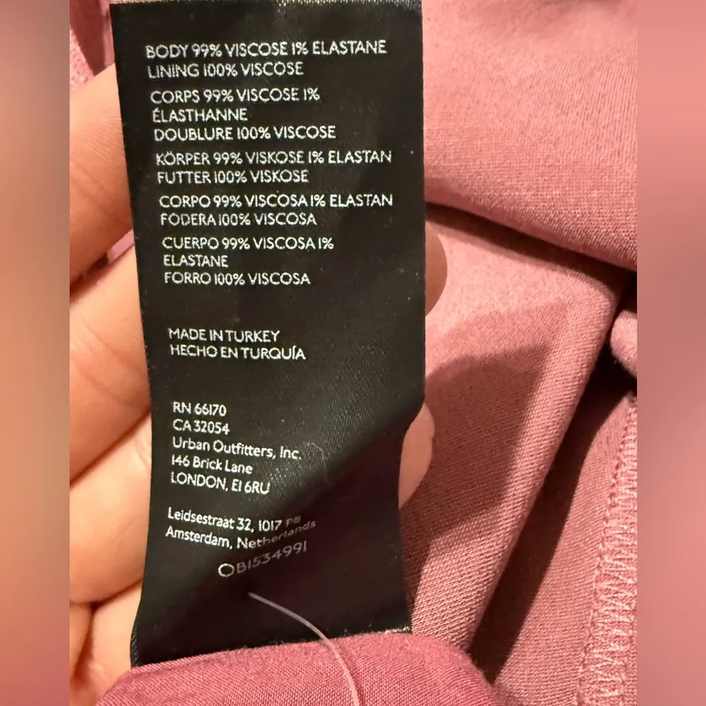 By Anthropologie Cross-Back Midi Dress Sz 14 NEW in Taupe - Image 16