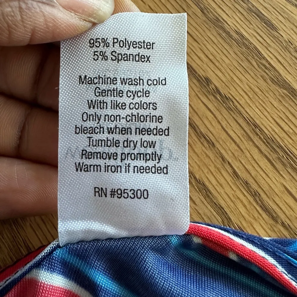 West Loop Maxi Dress Women's M Blue Orange Striped V-Neck Sleeveless Sz M NWT - Image 6