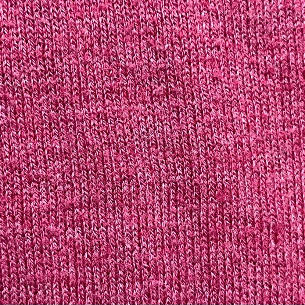 CHAPS Purple Cropped Sweater Preppy Coastal Beach Coquette Preppy Cotton Boho M - Image 11