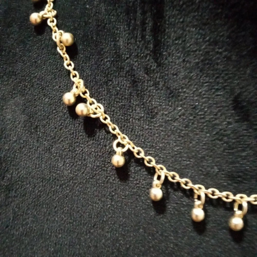 Womens Fashion Chunky Fringe Charm Beaded Collar Necklace w/ Lobster Clasp Yellow - Image 5