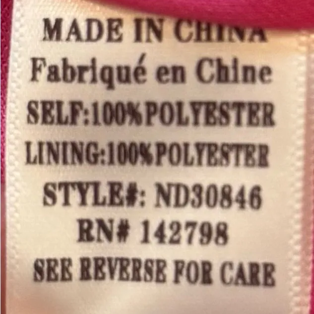 Zula Hot Pink Polka Dot Y2K BohoChic Festival Party Ruffle Hem Mini Dress Medium - Image 10