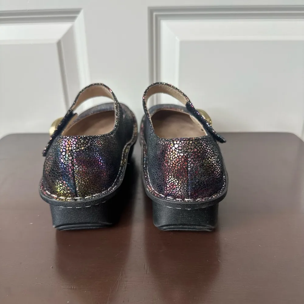 Alegria PAL-330 Paloma Tots Gorge Iridescent Rainbow Mary Jane Shoes Size 36 - Image 5