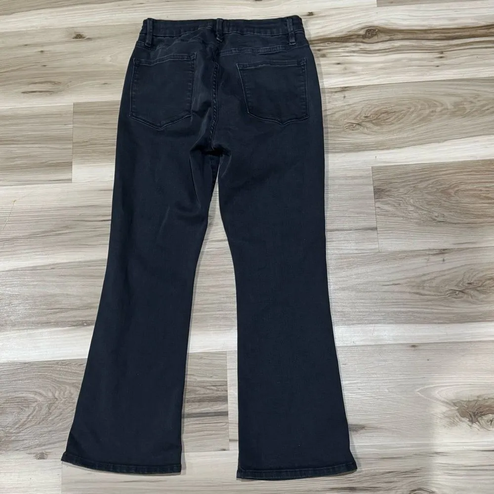 Frame Denim Le Crop Mini Boot Jeans Black Women’s 31 - Image 4