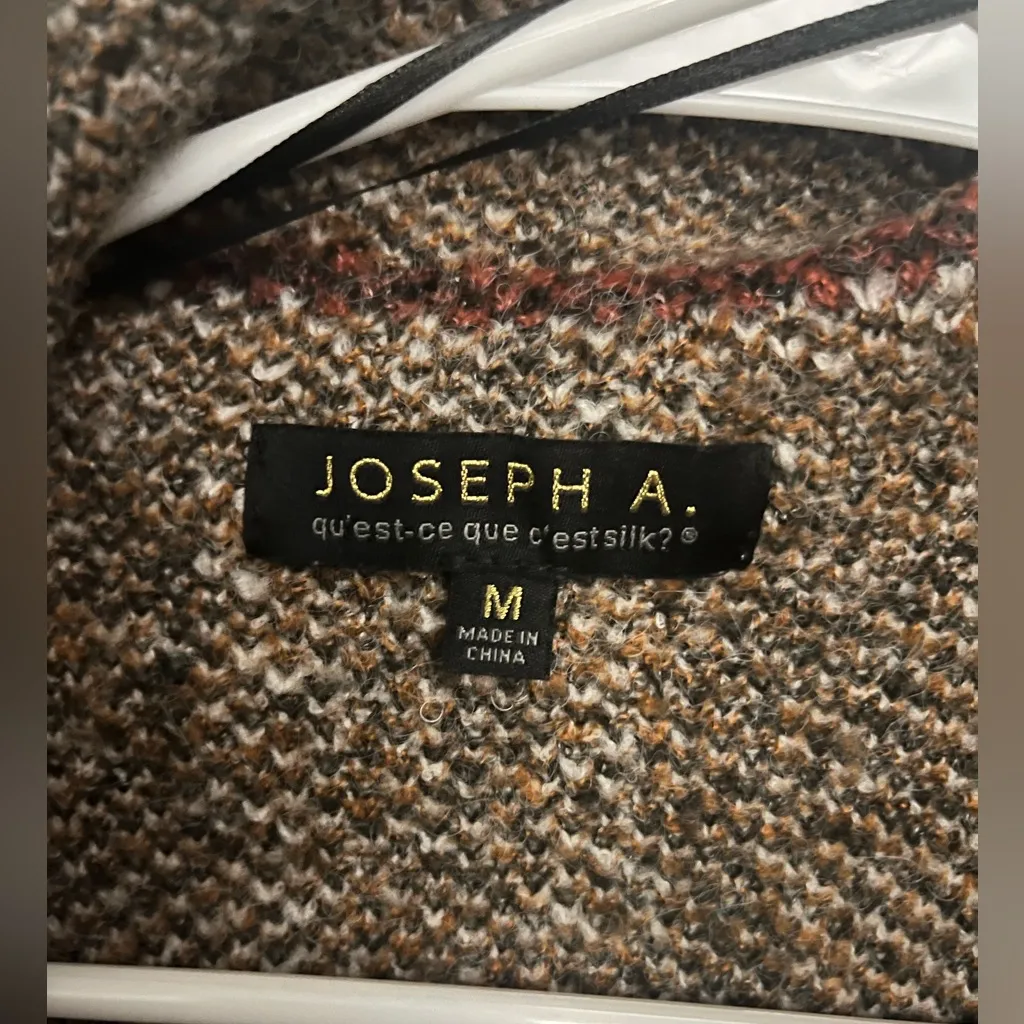 Joseph A Long Cardigan Sweater Gray Size M - Image 3