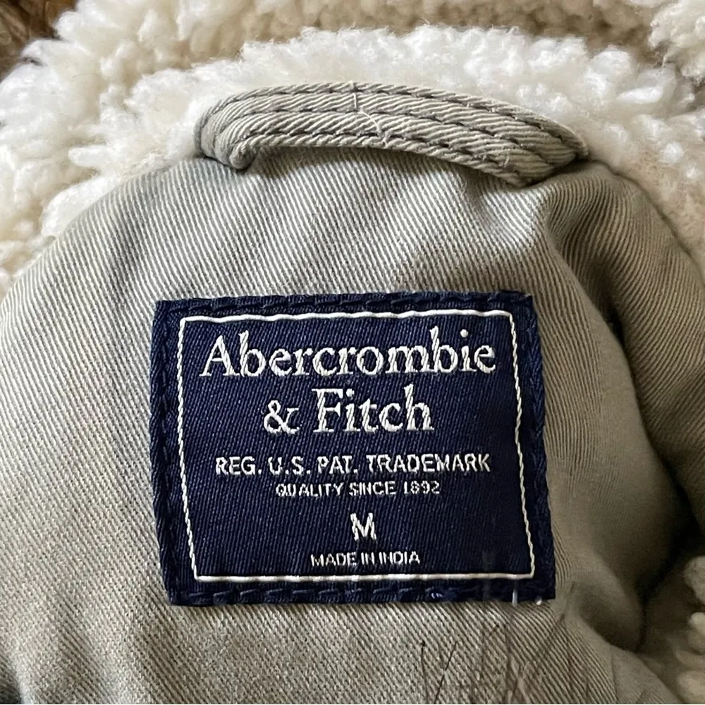 Women’s Twill Faux Fur Sherpa Lined Parka Coat Size M - Image 8