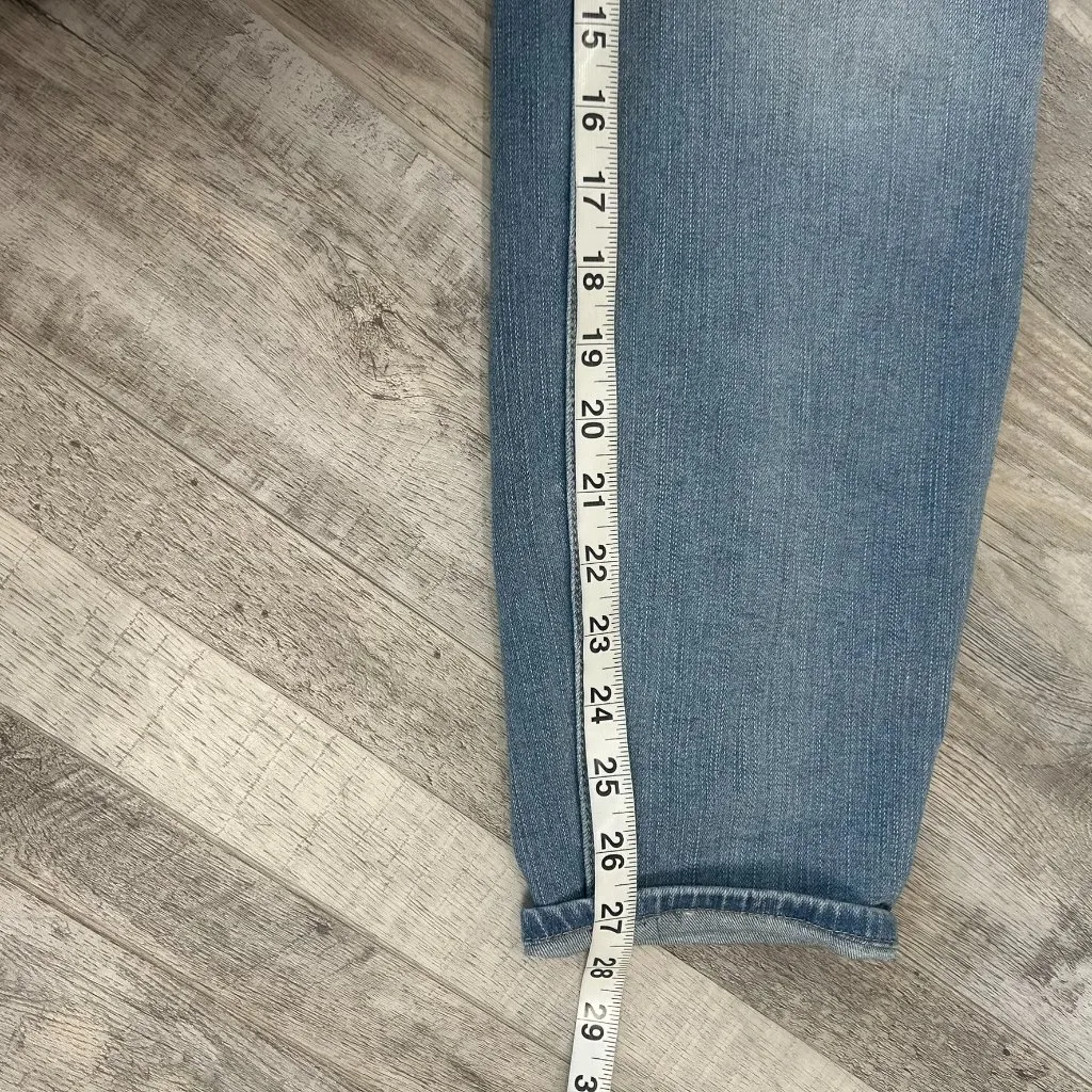 Torrid Premium Bombshell Skinny Distressed Blue Jeans Light Wash R28 - Image 6