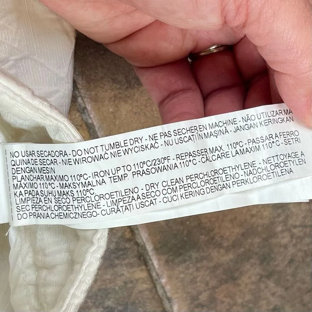 Zara Basic Collection Floral Textured Dress Pants Small - Image 7