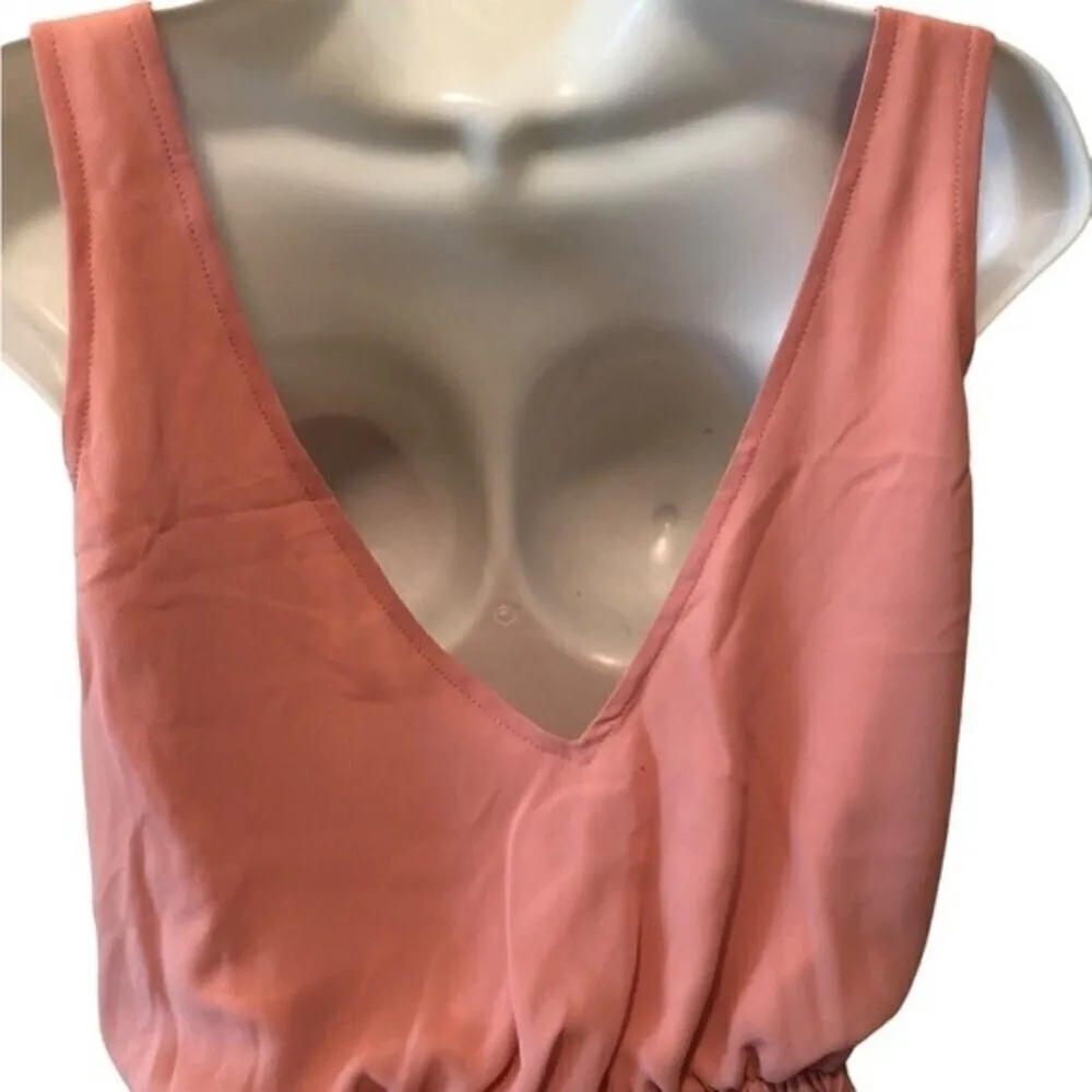 Kendall Bridesmaid Dress Size M Rosebud Chiffon W/Ring Wedding - Image 6