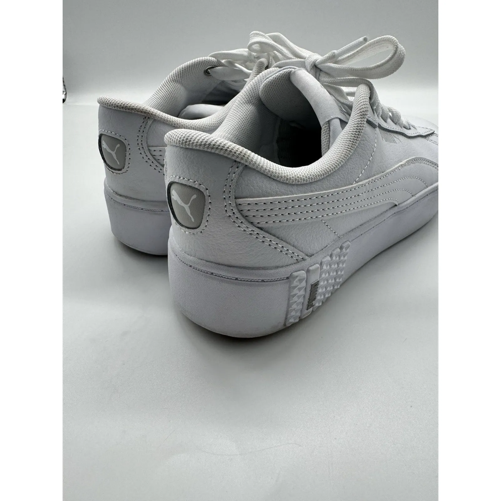 PUMA Womens Smash Platform V3 White Sneakers Womens Size 7 - Image 5