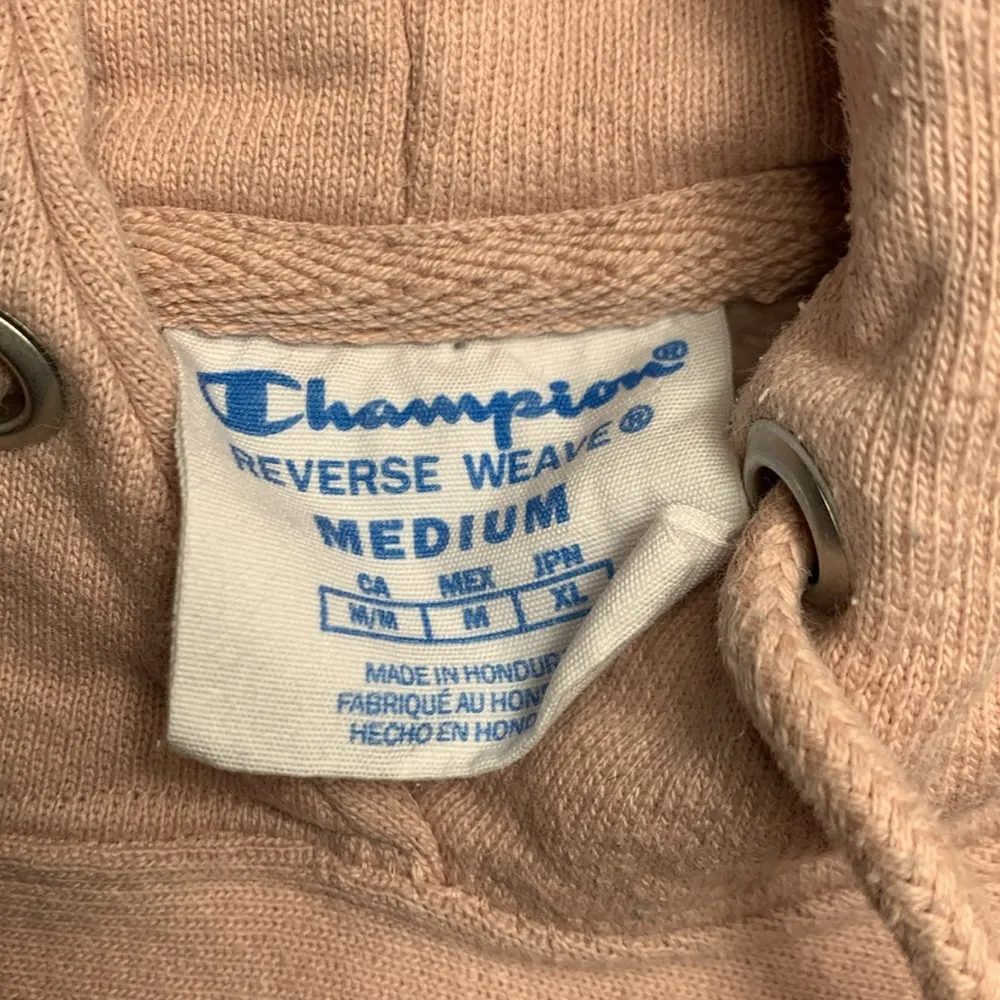 Champion UO Exclusive Classic C Patch Reverse Weave Hoodie Sweatshirt Medium - Image 7