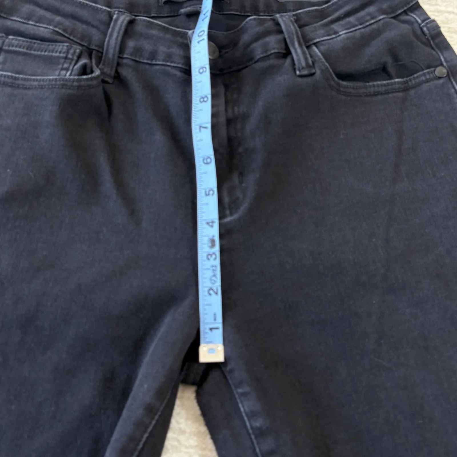 Judy Blue Women Jeans 13 31 Black Denim‎ Slim Fit Gracie James Stretch Mid Rise - Image 9