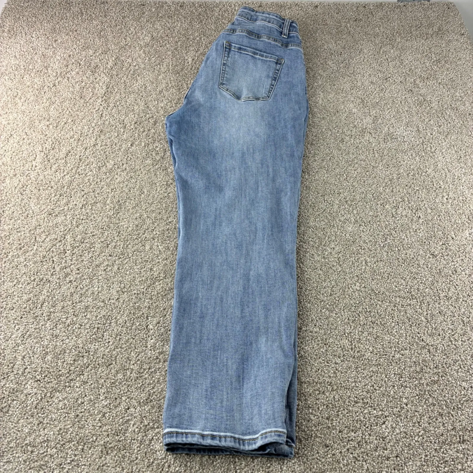 DOGMA Womens 1XL‎ Plus Size Blue Denim Jeans Comfort Stretch Casual High Rise - Image 7