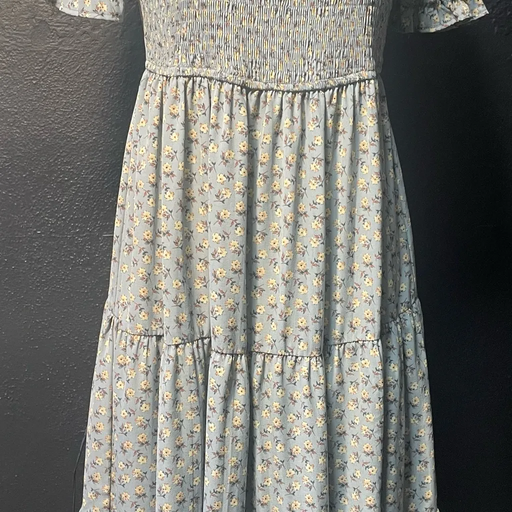 Floral Blue Dress‎ - Image 3
