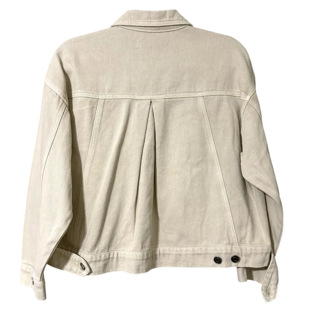 Saltwater Luxe women’s size XS long sleeve button up Rowan jacket bone color NWT - Image 4