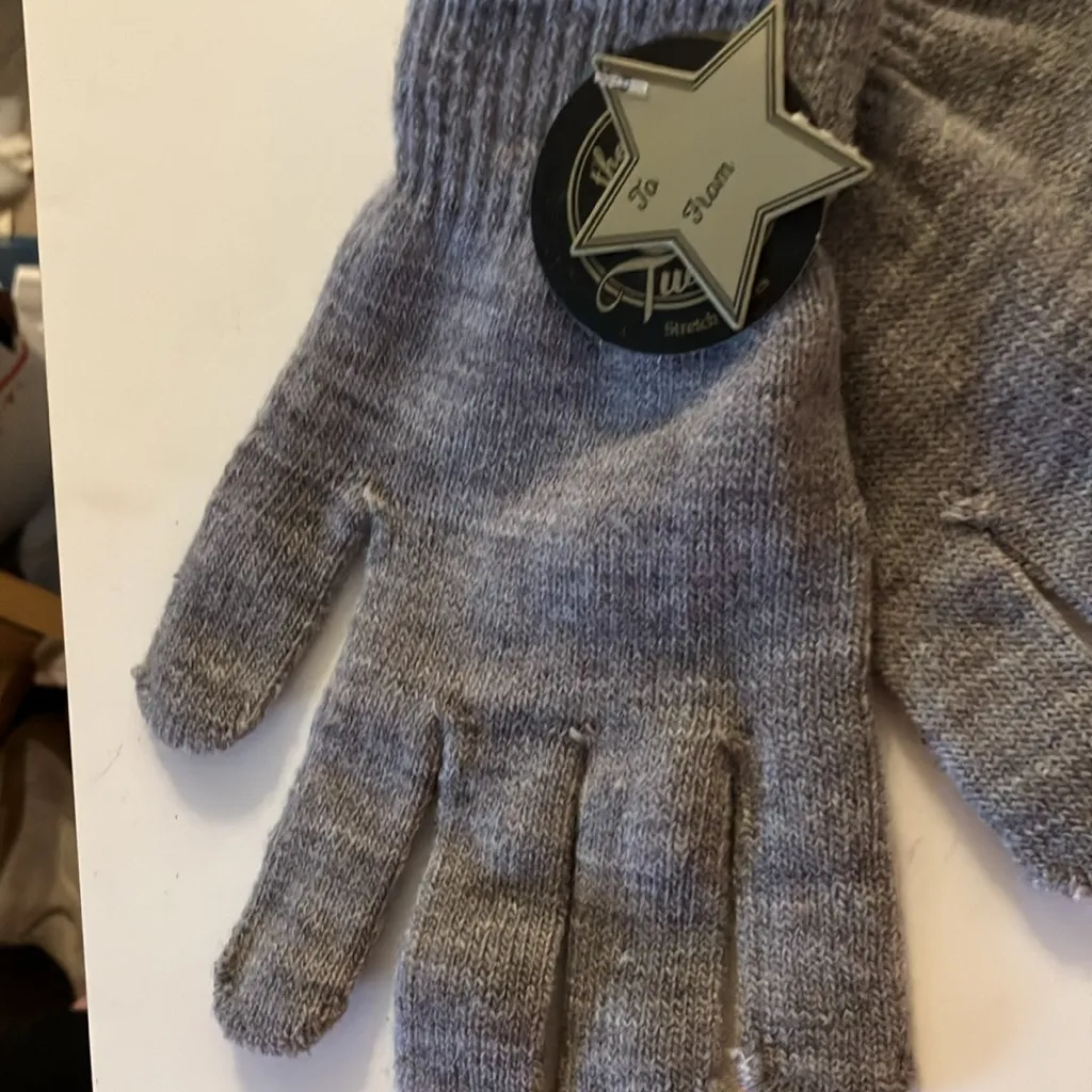 Knit gloves nwt Gray - Image 2