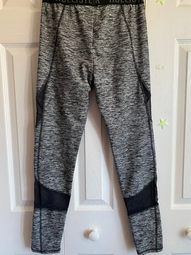 Athletic Sheer Cut Out Leggings - Image 2