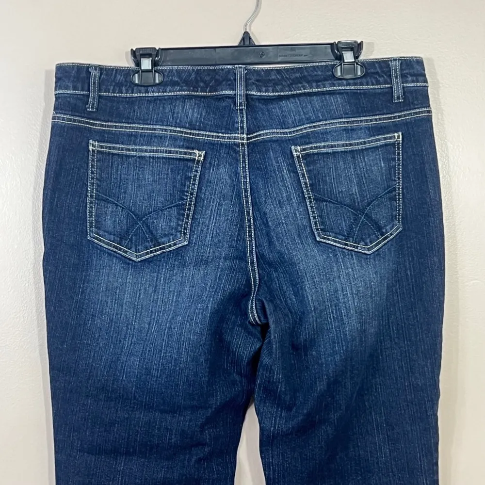 Tommy Hilfiger Hope Boot Womens Size 16S Boot Cut Fit High Rise Blue Jeans - Image 4