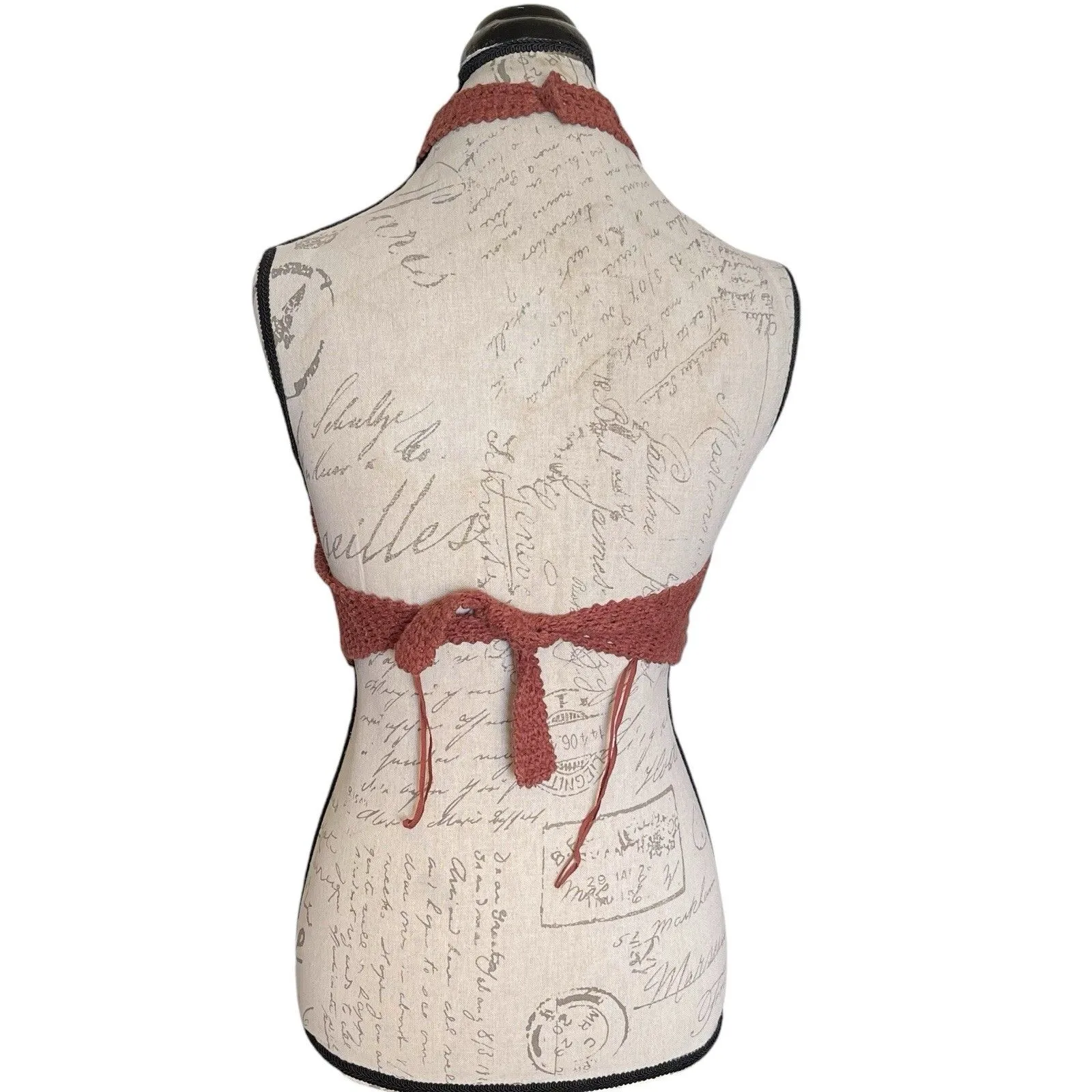 American eagle Womens Sz Small Halter Top Crop Boho Hipster Festival Bohemian - Image 5