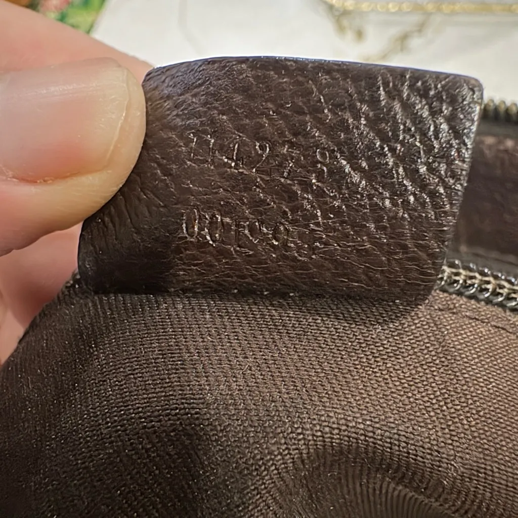 Gucci Monogram Brown Crossbody Bag - Image 7