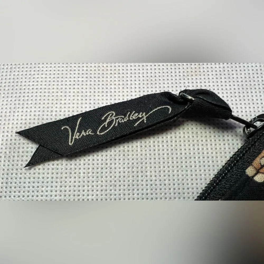 RETIRED: Vera Bradley | Ladies Caffe Latte ID coin keyring purse. - Image 5