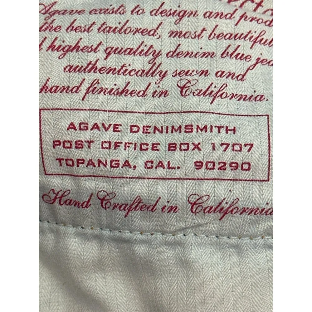 Agave Slim Fit Boot Cut Jeans Montecito Supima Cotton CFlex Denim Size 26 Blue - Image 16