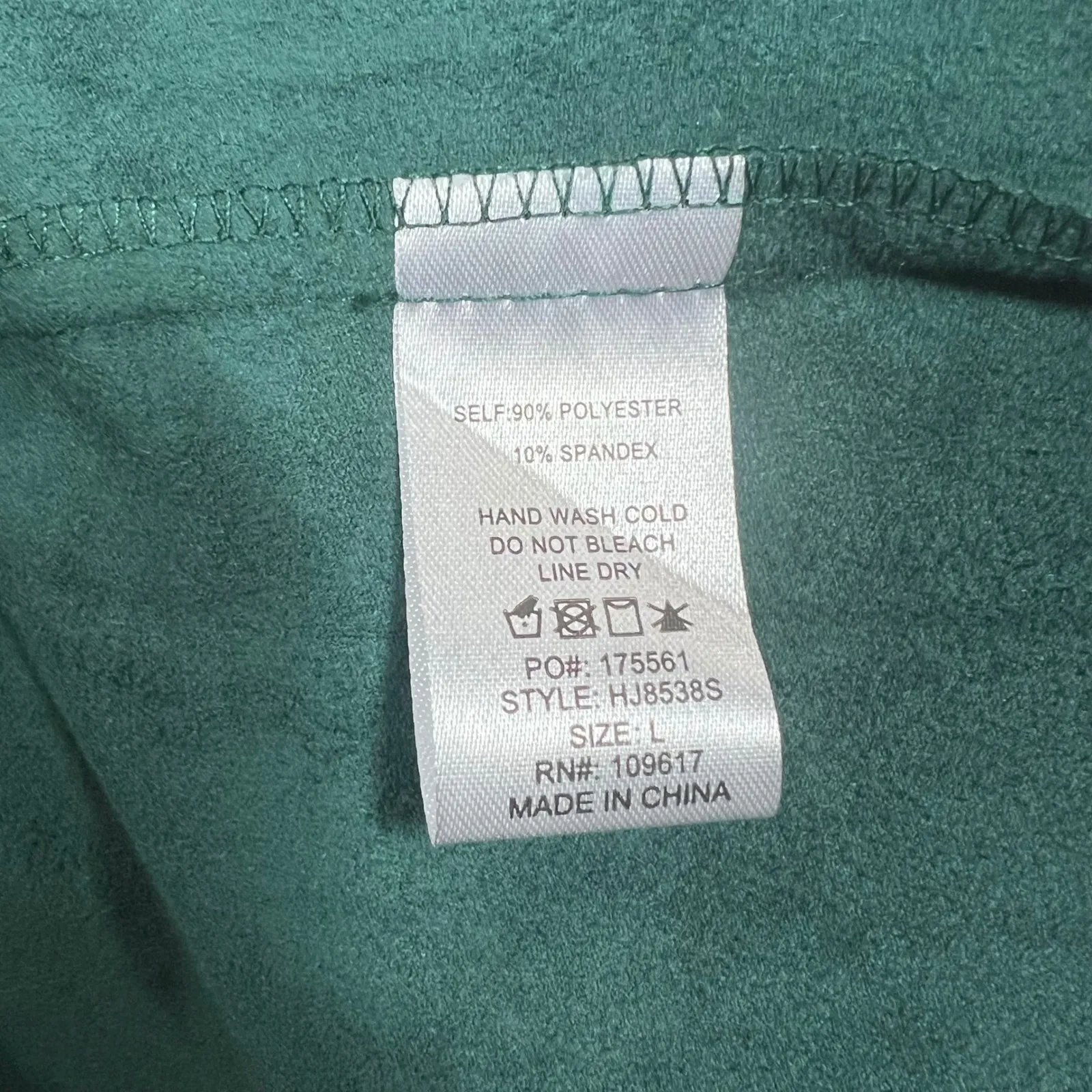 Shinestar Women Teal Ombre Open Front Long Vest Duster Tie Waist Size L - Image 5