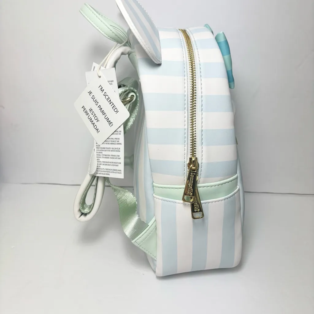 Loungefly Disney Beach Club Resort Mickey Minnie Ice Cream SCENTED Mini Backpack - Image 8