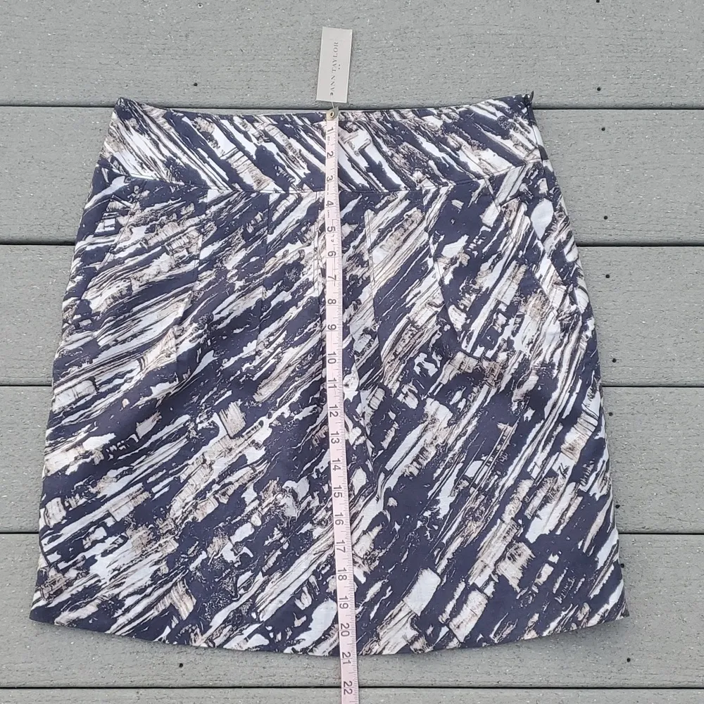 Ann Taylor NWT  Linen Blend Pleated Skirt with Pockets - Image 6