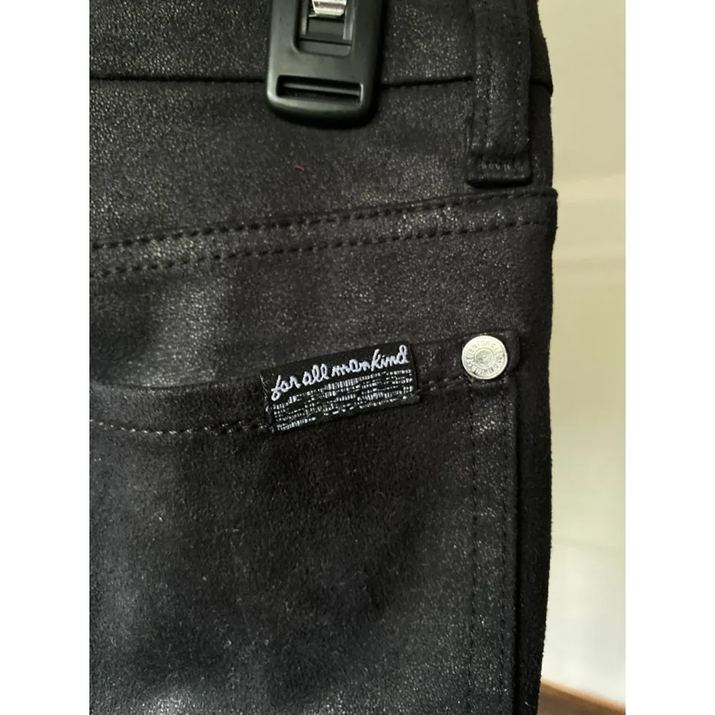 7 For All Mankind Jeans Denim High Waisted Skinny Baddie Bougie City Parisian 27 - Image 6