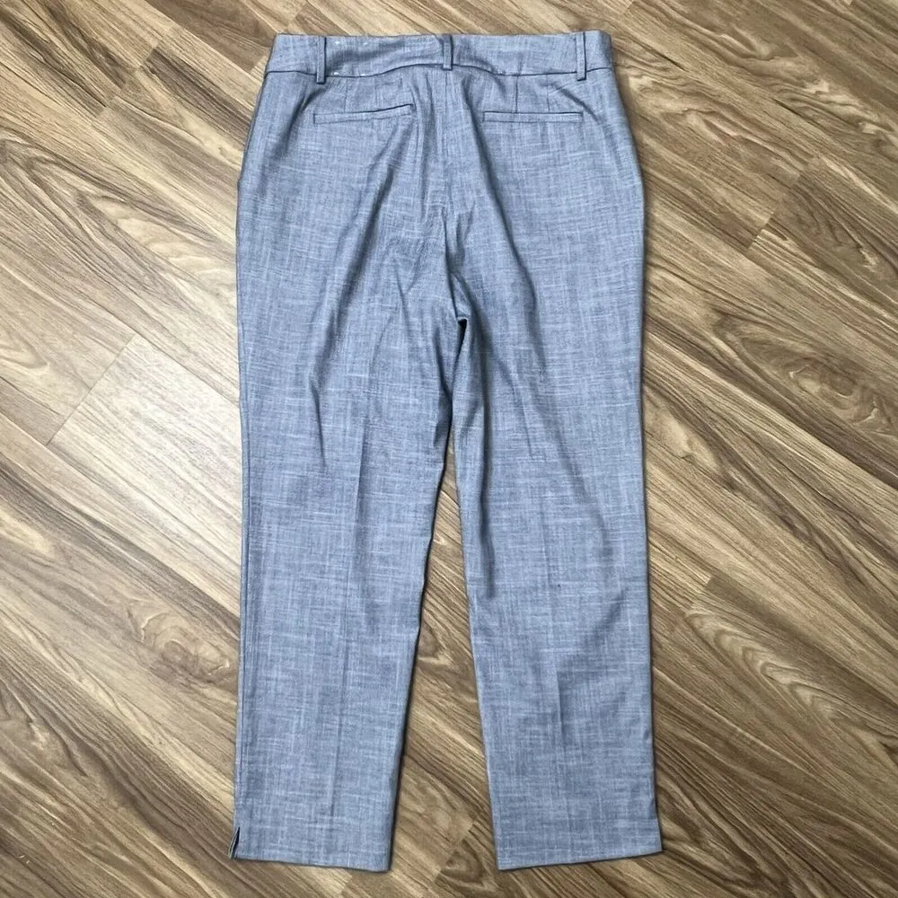 Talbots Sz 12 Hampshire Ankle Pants in Sharkskin Women’s Straight Leg High Rise - Image 13