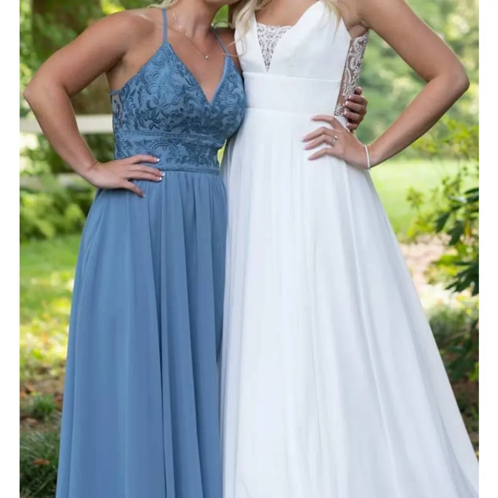 Kennedy Blue Bridesmaid dress worn once. Style Cameron with pockets. - Image 3