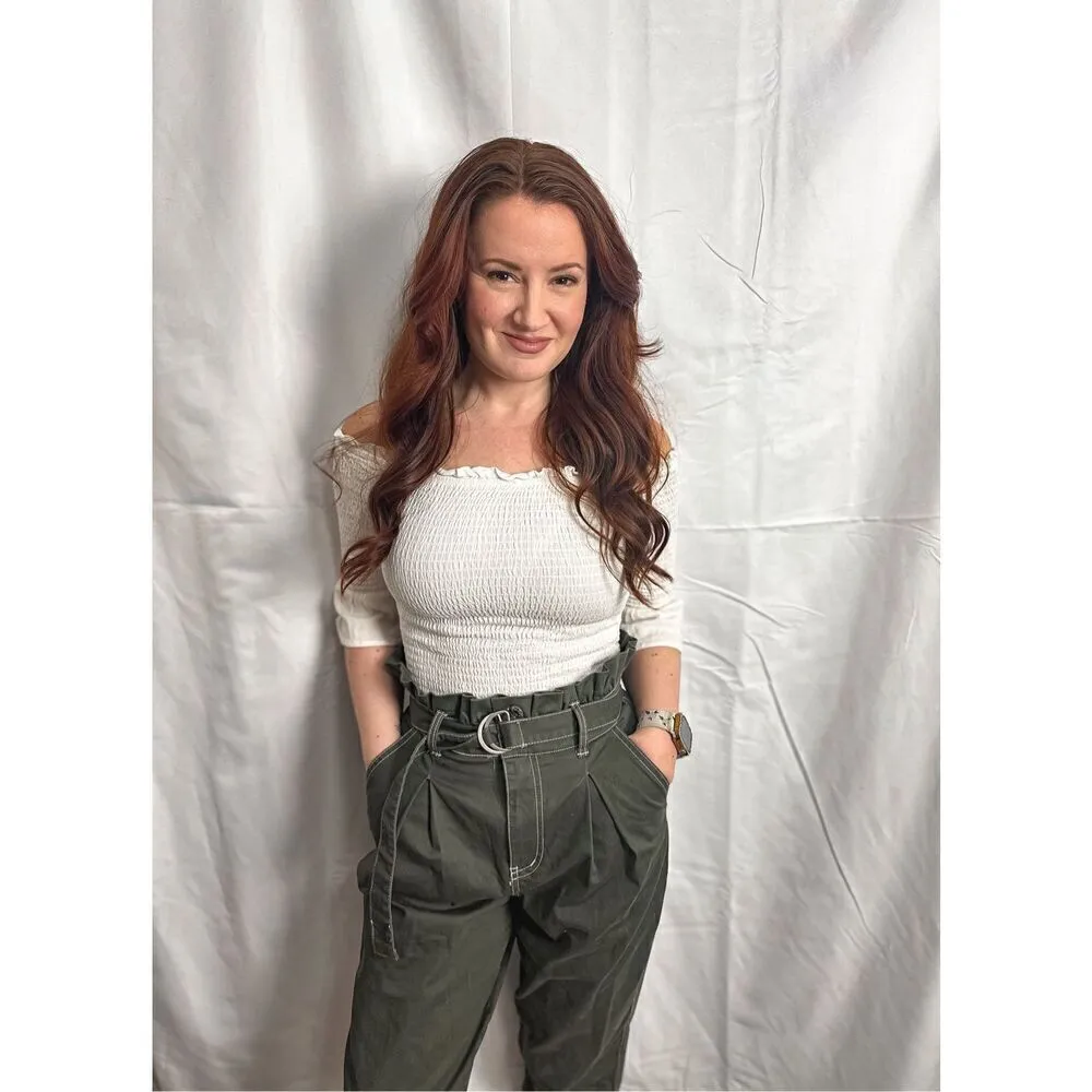 Wild Fable paper bag waist pants - Image 12