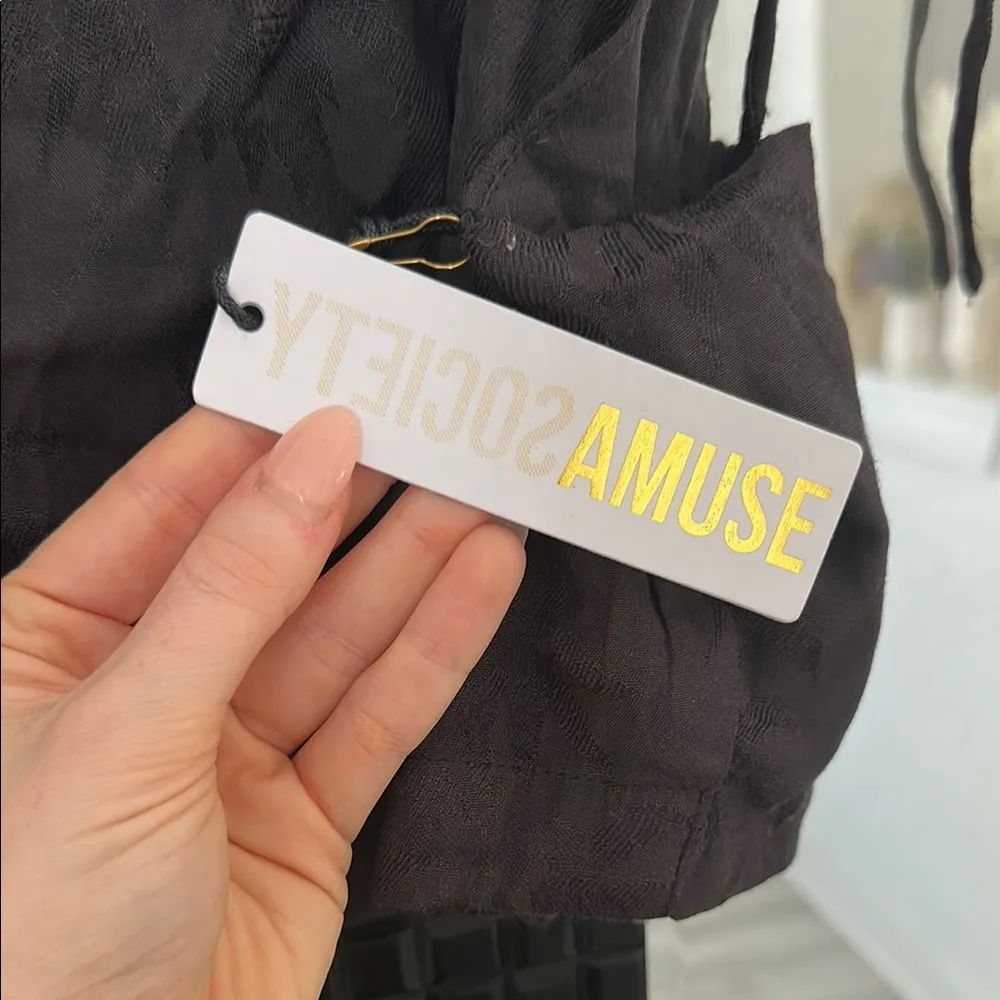 Amuse Society Charcoal Strappy Top - Image 2