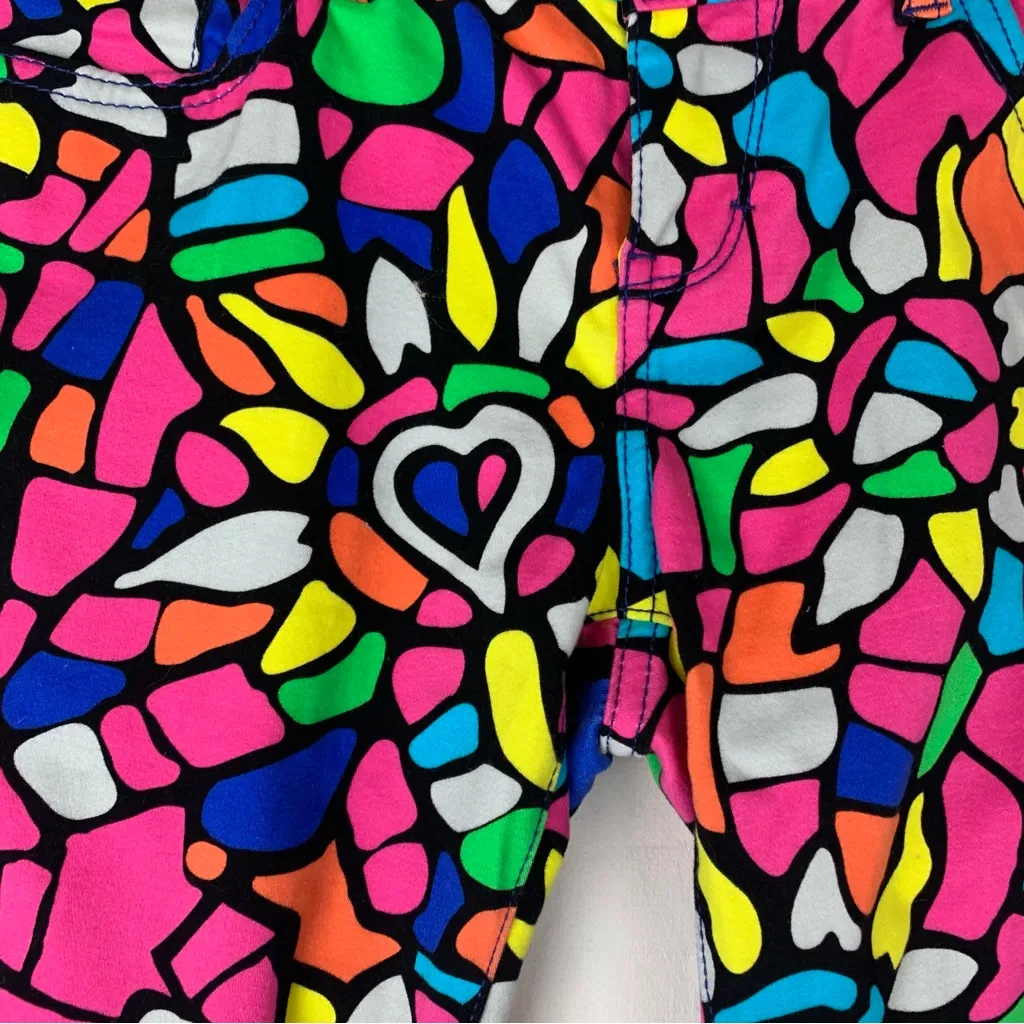 Nanette Lepore size 9 Lamour Multicolor Abstract skinny jeans jeggings colorful - Image 9